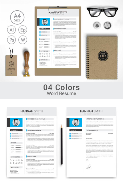 Template #82445 Cv Clean Webdesign Template - Logo template Preview