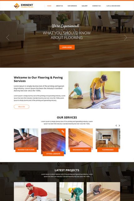 Template #82449 Floor Theme Webdesign Template - Logo template Preview