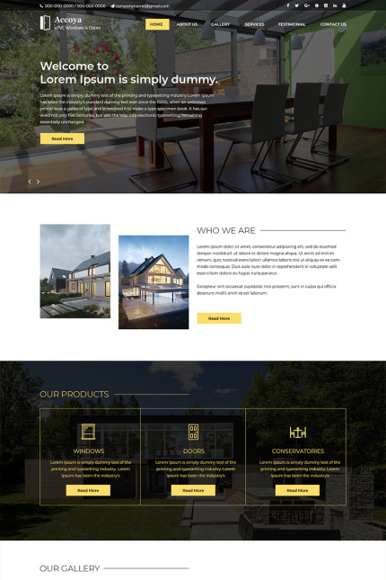 Template #82458 Company Theme Webdesign Template - Logo template Preview