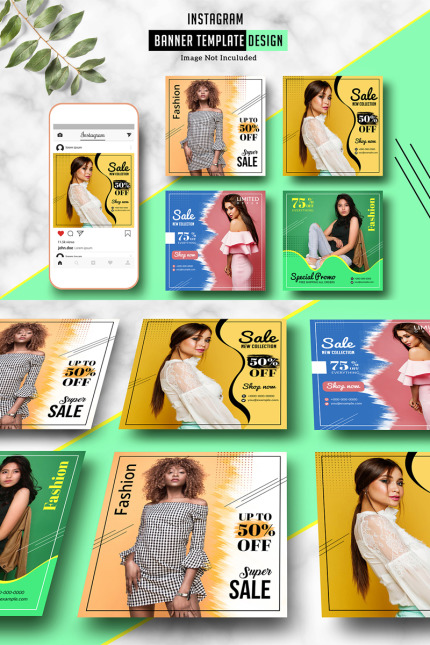 Template #82464 Fashion Banner Webdesign Template - Logo template Preview