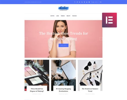 Holes - Women Blog Multipurpose Classic Elementor WordPress Theme