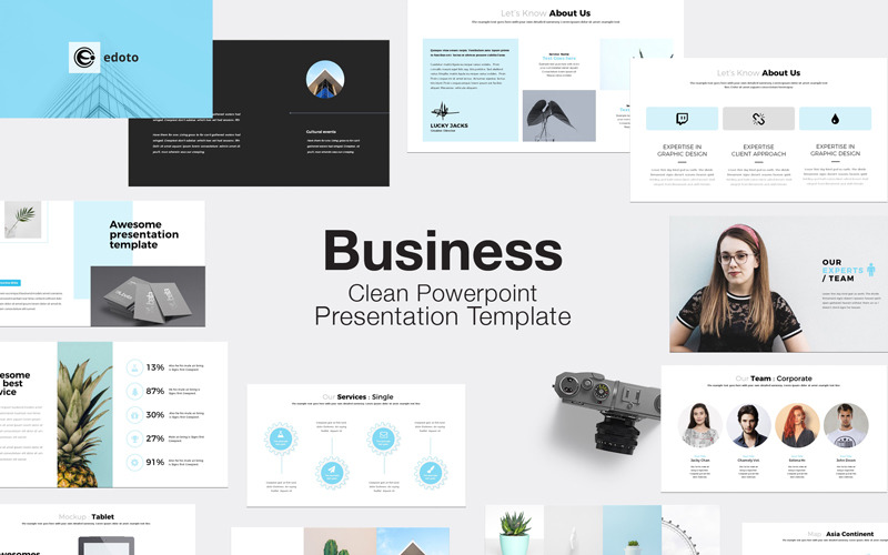 Business PowerPoint template PowerPoint Template