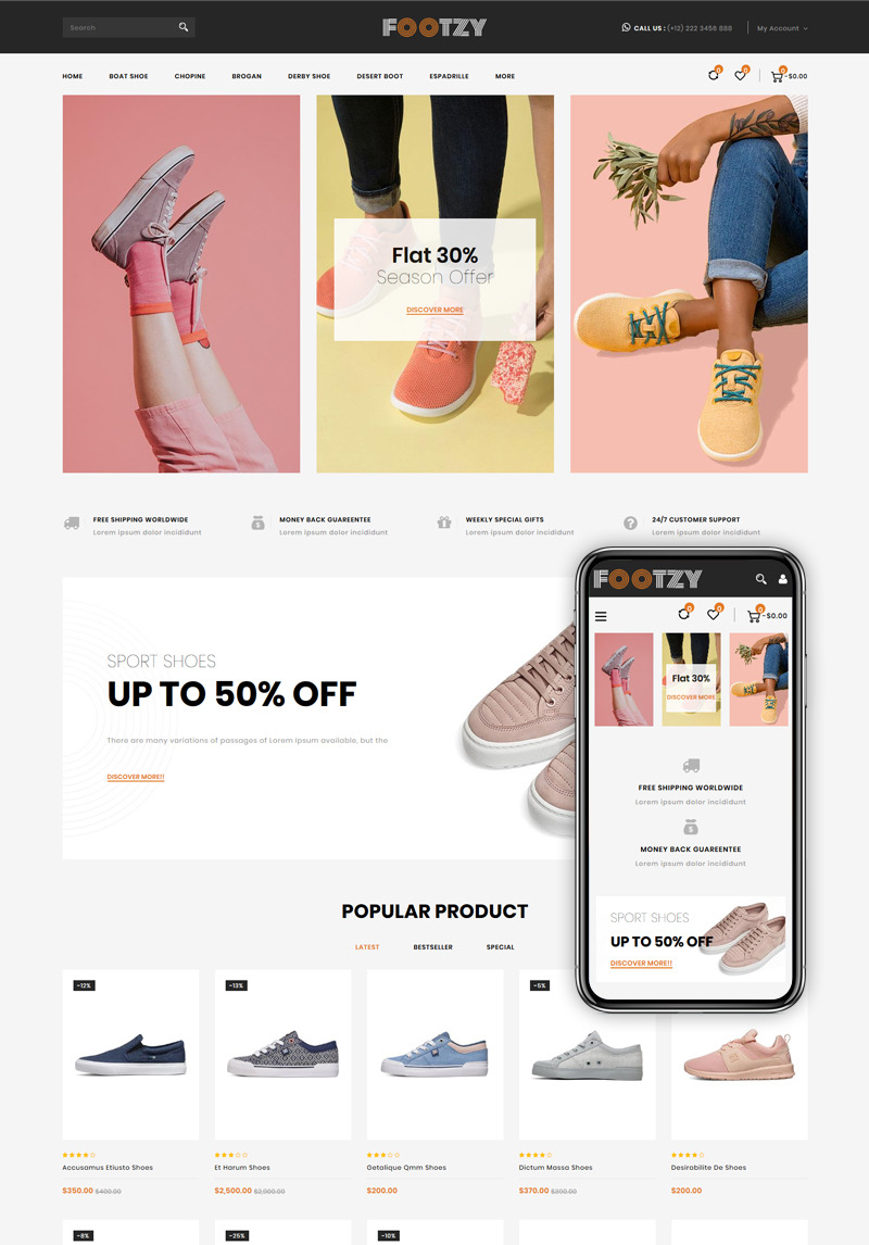 shoes shopify store