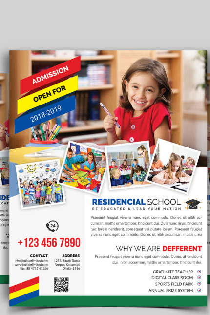 Template #82520 Student School Webdesign Template - Logo template Preview