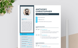 Anthony Resume Template