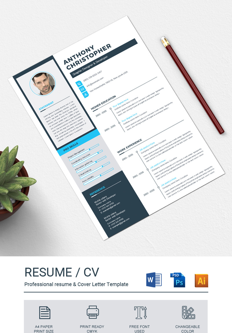 Anthony Resume Template #82529