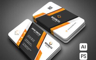 Corporate Professional Business Card - Corporate Identity Template