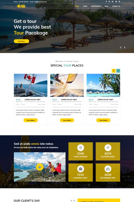 Template #82606 Theme Tourism Webdesign Template - Logo template Preview