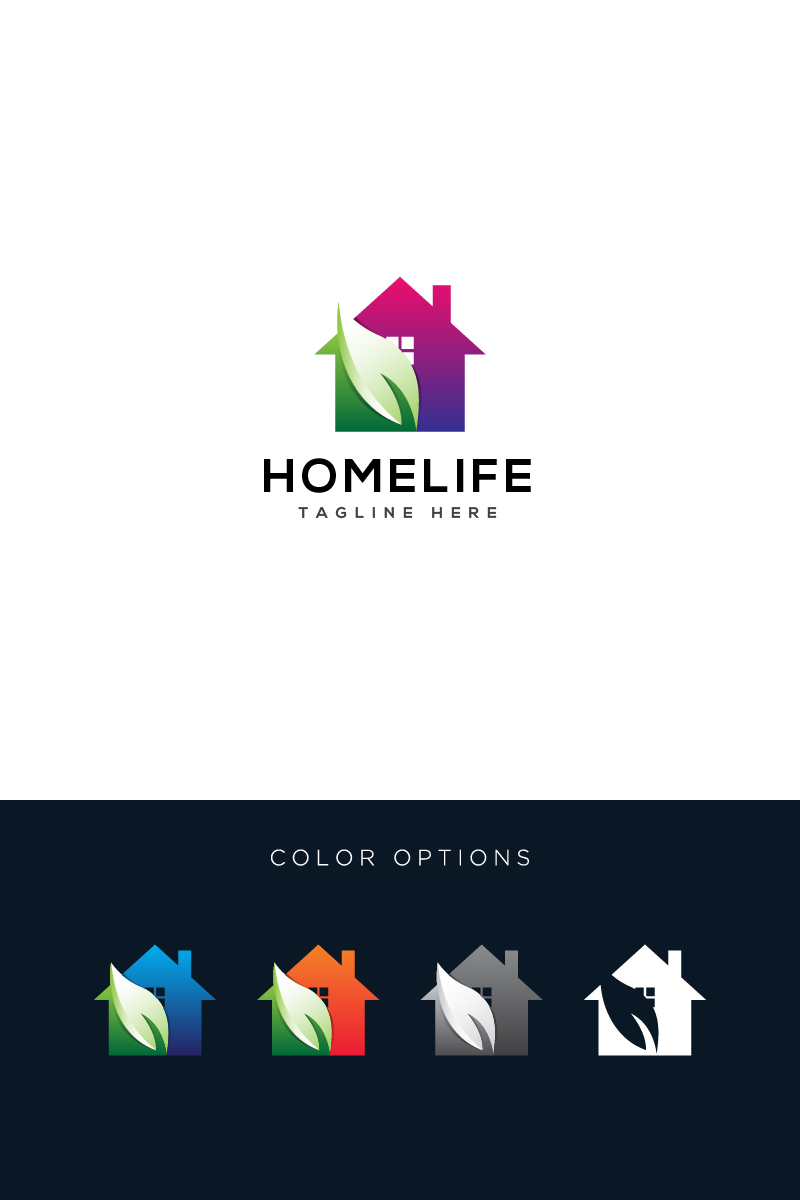 Home Life Logo Template