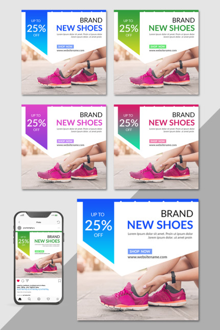 Template #82626 Post Shoes Webdesign Template - Logo template Preview