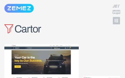 Cartor - Auto Accessories ECommerce Classic Elementor