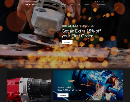 Tools Store - Tools & Equipment Creative Shopify Theme