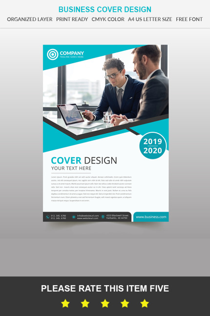 Template #82675 Cover Corporate Webdesign Template - Logo template Preview