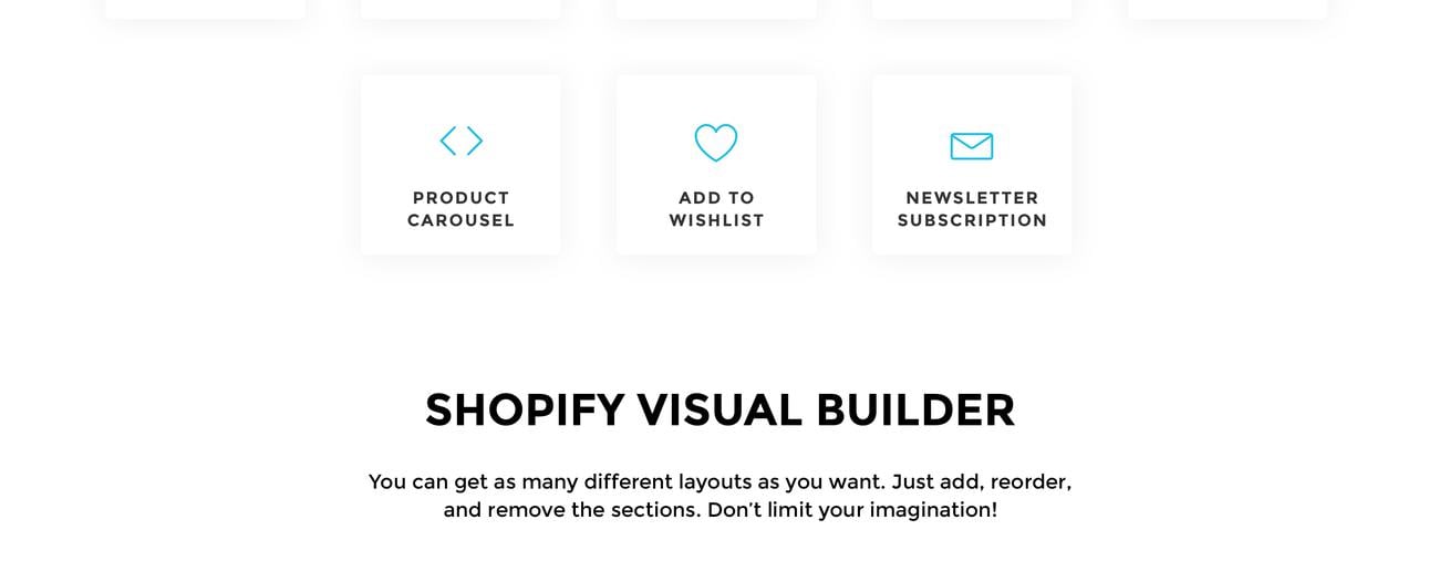 интерьер и мебель магазина modern shopify theme