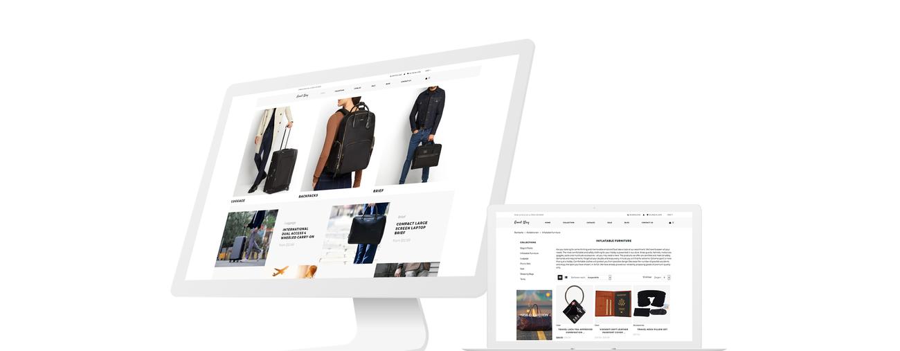 travel online store clean shopify theme