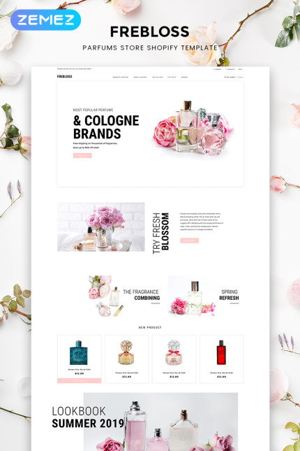 Template #82696 Ecommerce Parfume Webdesign Template - Logo template Preview