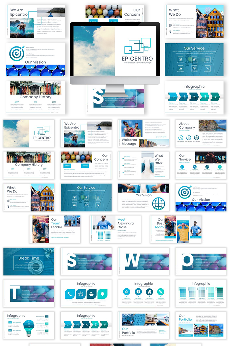 Modello Keynote #82652 "Epicentro" - screenshot