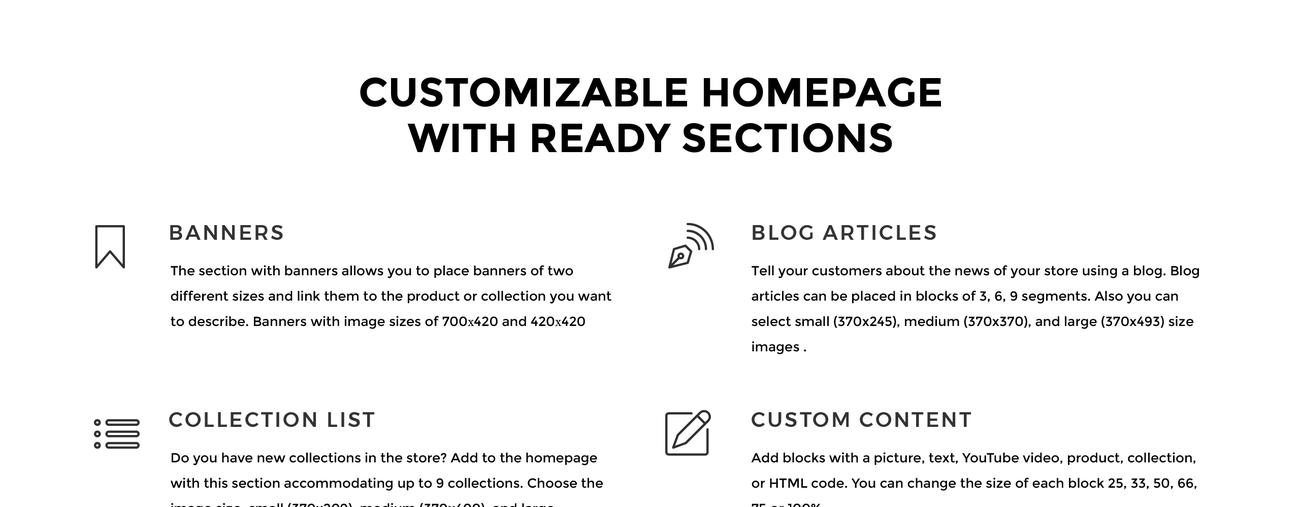 парикмахерская многостраничная современная тема shopify