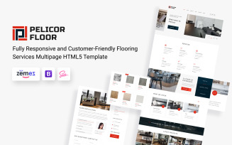 Pelicor Floor - Flooring Company Multipage HTML5 Website Template
