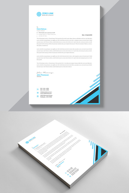 Template #82869 Blank A4 Webdesign Template - Logo template Preview