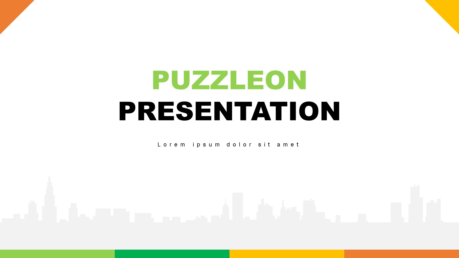 Puzzleon PowerPoint Template - screenshot
