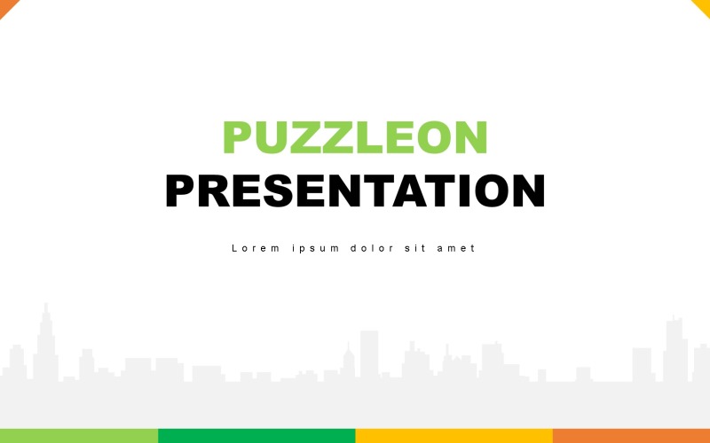 Puzzleon PowerPoint template PowerPoint Template