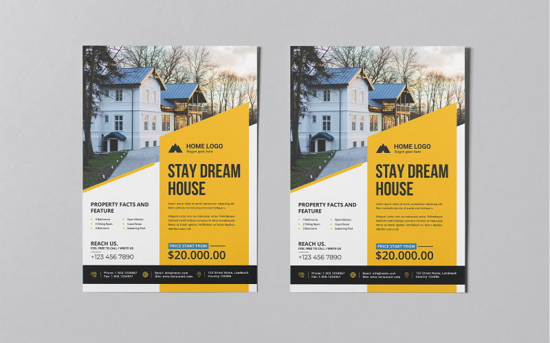 Real Estate Property Flyers Corporate Identity