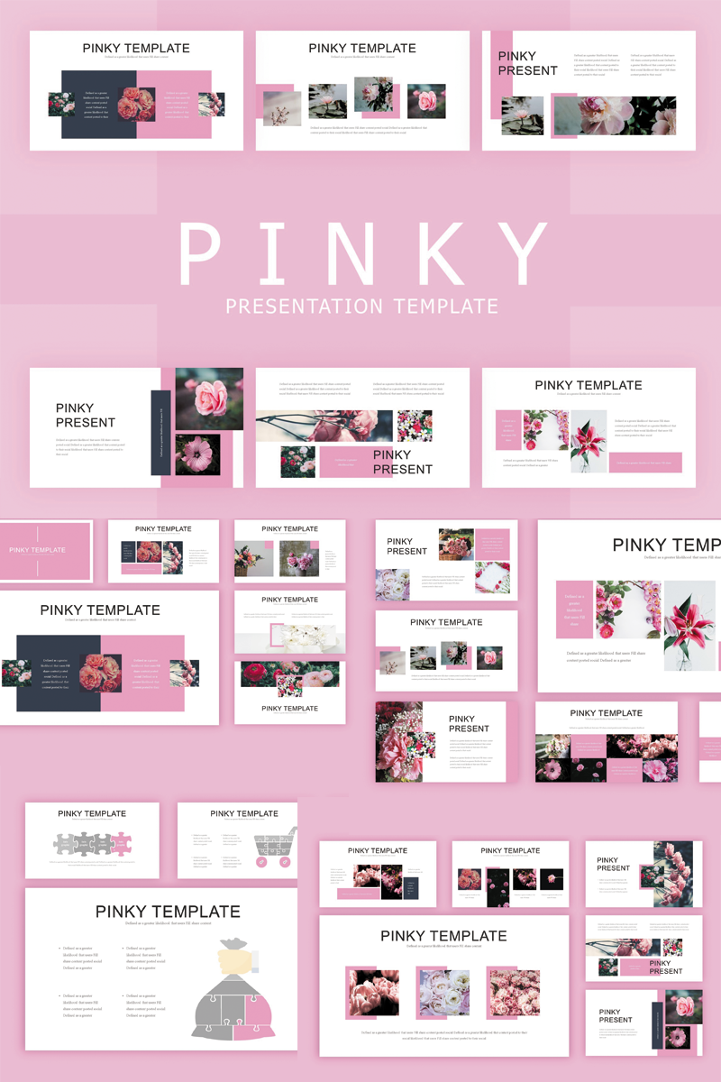 Pinky PowerPoint template