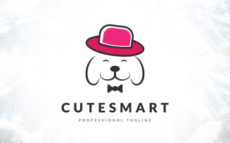 Cute Cool Animal Pet Dog Logo