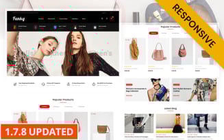 Funky Apparel Store PrestaShop Theme