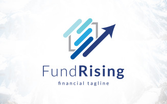Graph Market Fund Rising Financial Logo