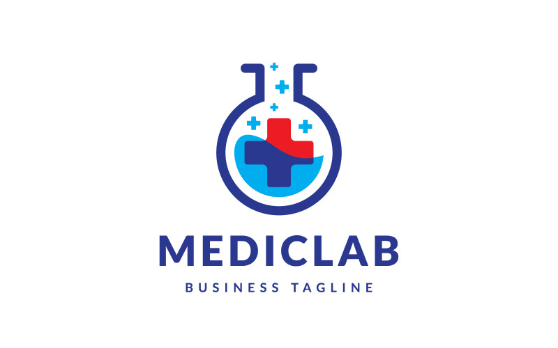 Modern Medical Science Lab Logo Design Logo Template