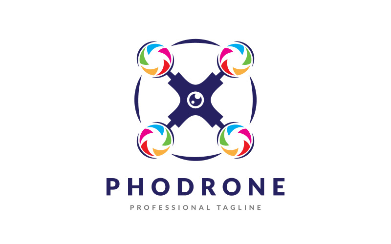 Photography Drone Logo Design Logo Template