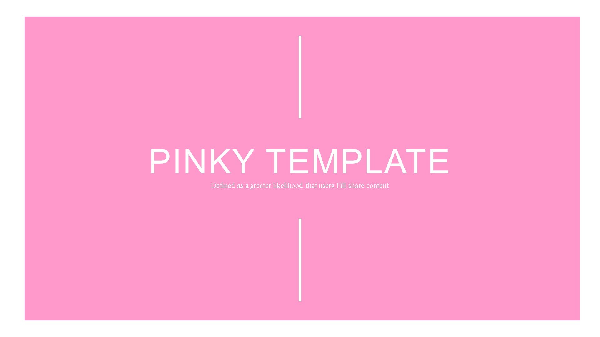Pinky PowerPoint Template - screenshot