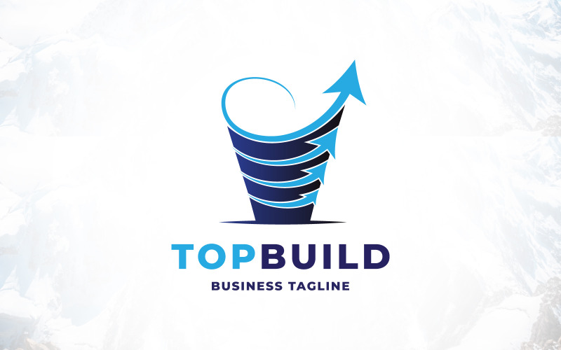 Top Build Real Estate Finance Logo Design Logo Template