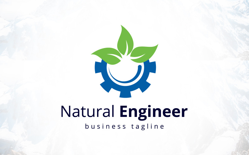 Woodlot Arborist Natural Gear Engineering Logo Design Logo Template