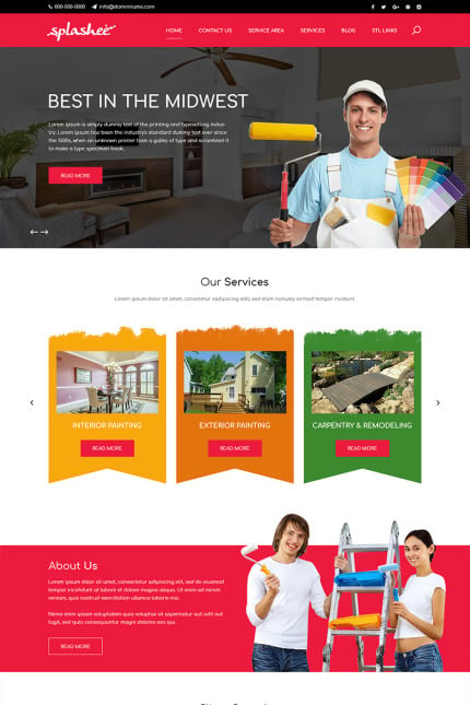 Template #83015 Services Theme Webdesign Template - Logo template Preview