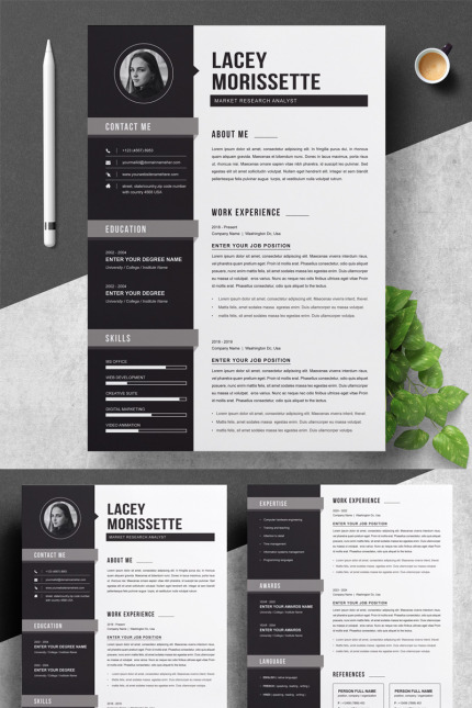Template #83020 Page Resume Webdesign Template - Logo template Preview