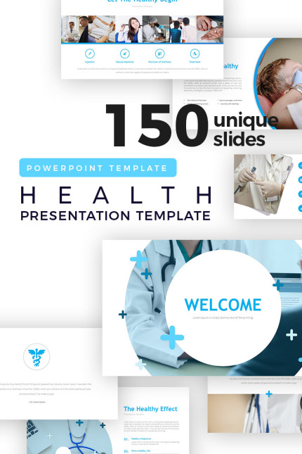 Template #83039 Health Presentation Webdesign Template - Logo template Preview