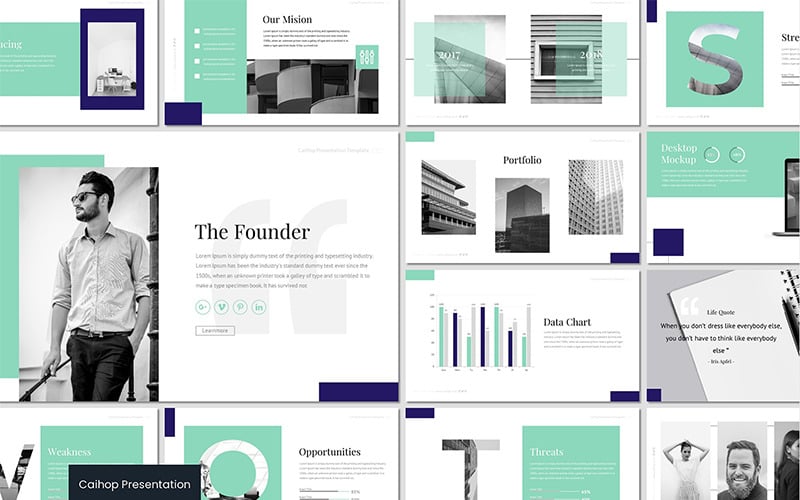Caihop PowerPoint template PowerPoint Template
