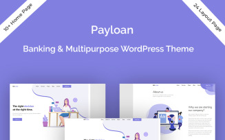 Payloan - Banking, Finance & Fintech WordPress Theme
