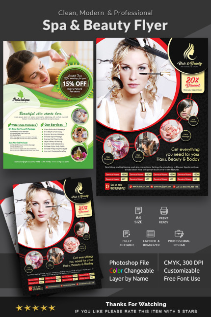Template #83195 Beauty Care Webdesign Template - Logo template Preview