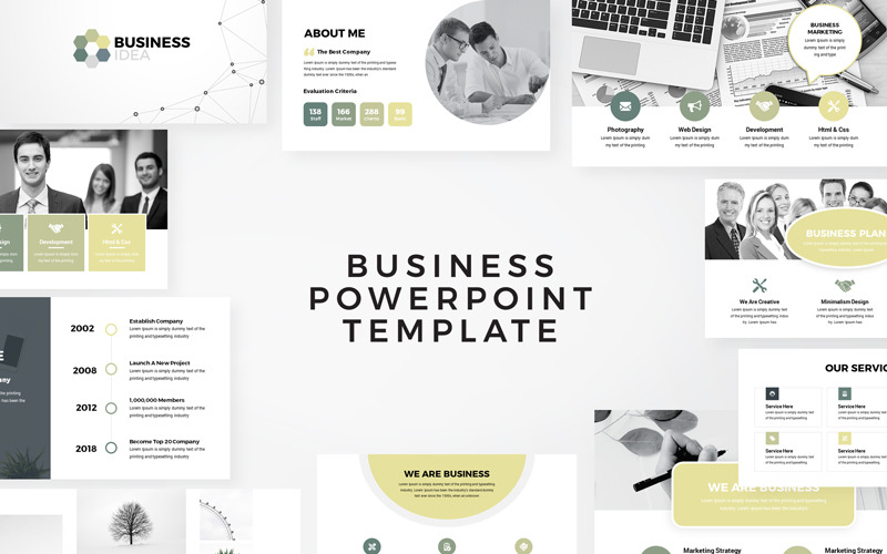 Business Idea PowerPoint template PowerPoint Template