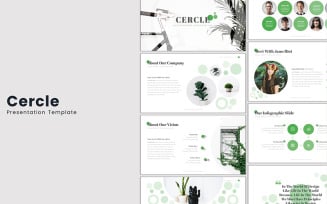 Cercle PowerPoint template