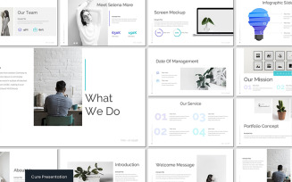 Cure PowerPoint template