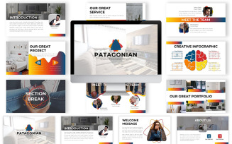 Patagonian PowerPoint template