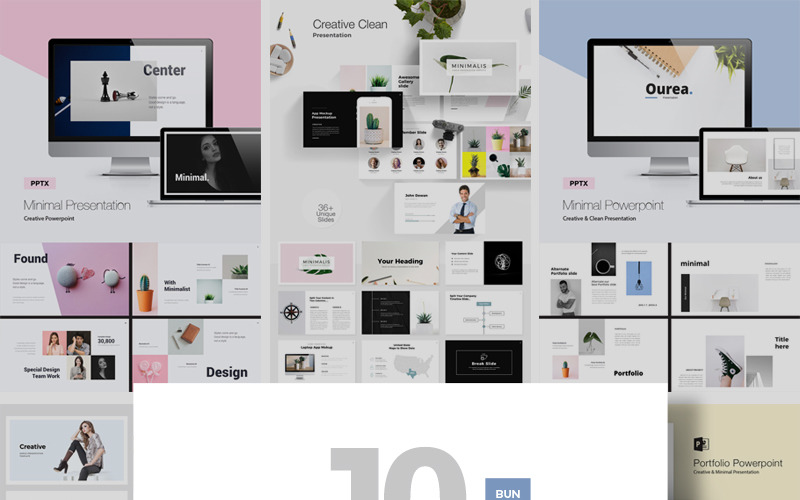 10 Presentation Pack PowerPoint template PowerPoint Template