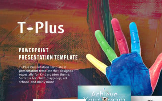 T-Plus Morph Creative PowerPoint template