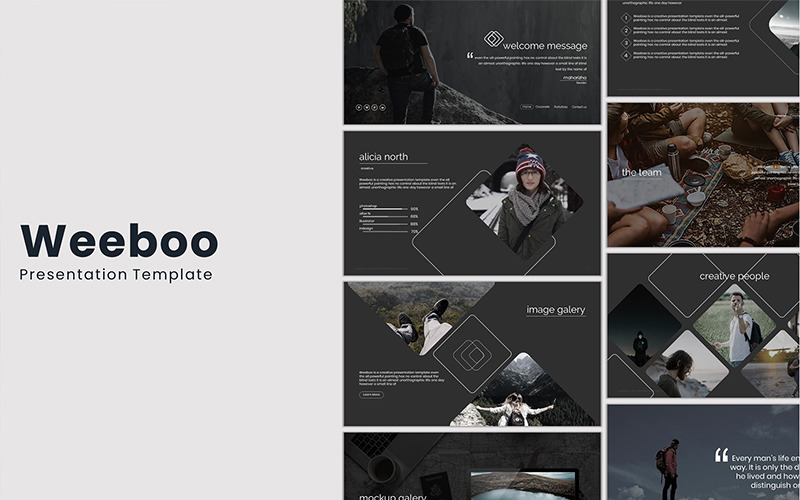 Weeboo PowerPoint template PowerPoint Template