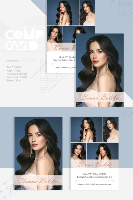 Template #83228 Modeling Zed Webdesign Template - Logo template Preview